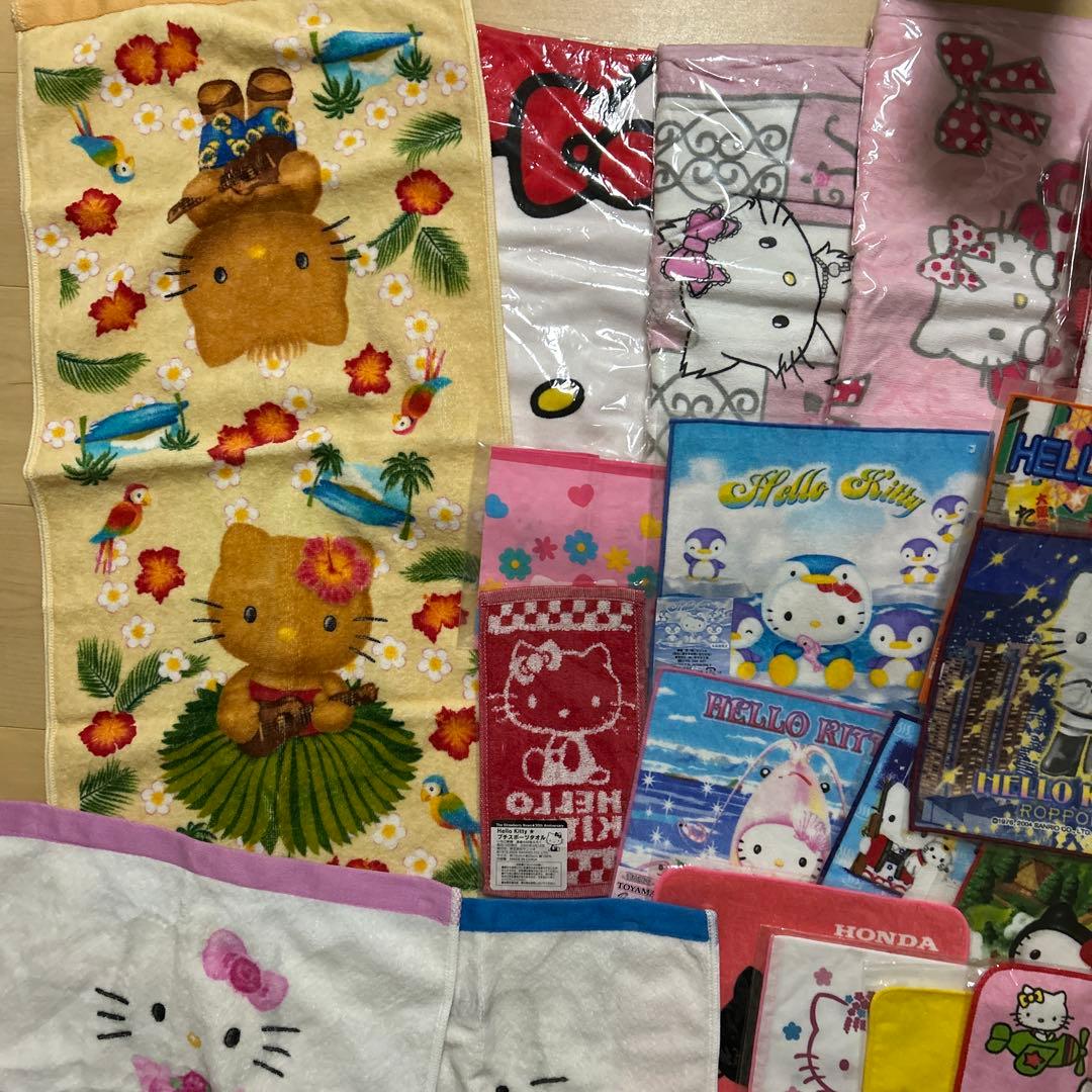 キティ　日焼け　ハワイ　ご当地　六本木　ハンカチ　ウェディング　タオル　未開封