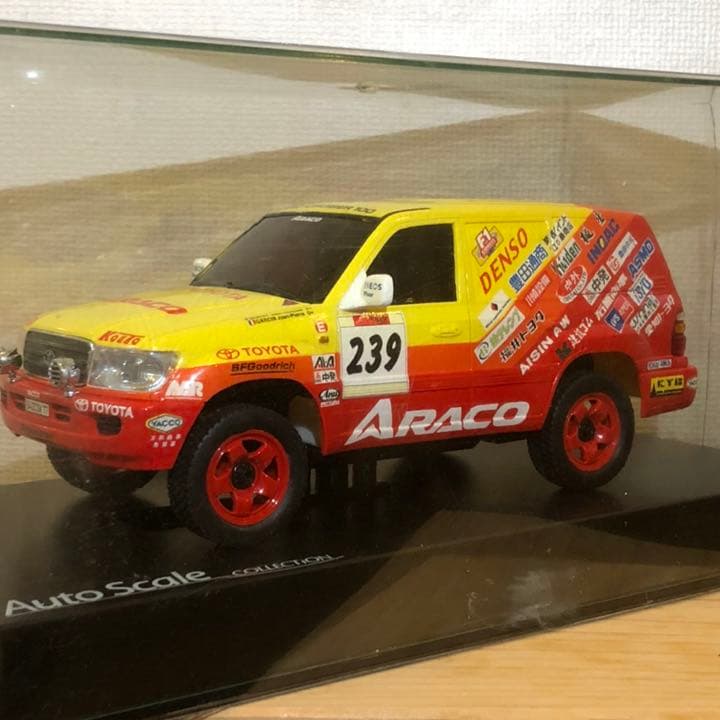 京商 トヨタ ランドクルーザー100 パリダカールラリー オートスケール