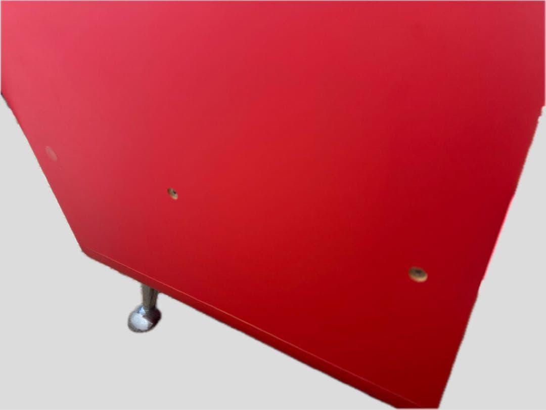 スペースエイジ テレビ台 赤 ローボード 70s レトロフューチャー 収納