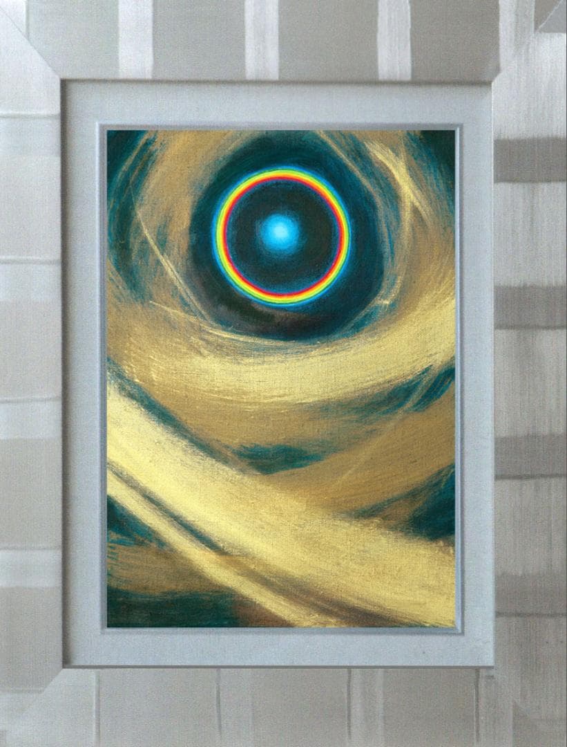 油絵 菅家令子 絵 絵画インテリア F4-G232023 風景 祈り 希望 奇跡