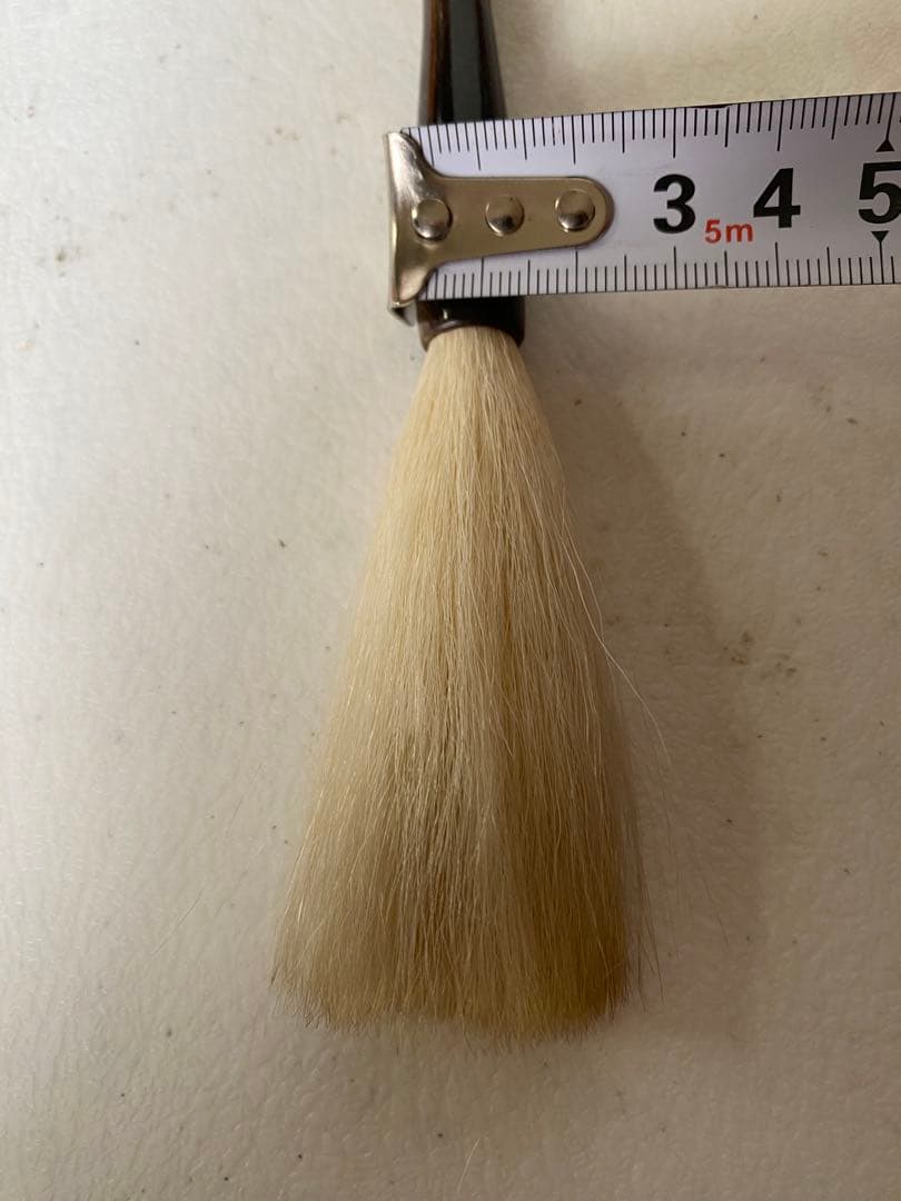 宿浄 純羊毛 細光 玉斉作 和光堂 書道筆 馬毛 古筆 伝統