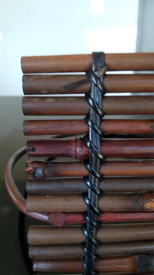 竹細工 茶道具 古道具 竹 花台 そば猪口 古竹