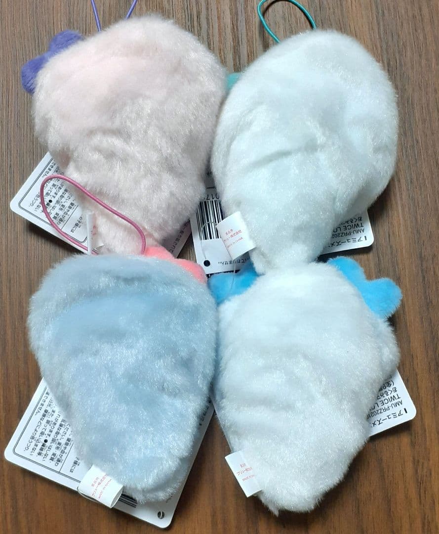 TWICE　おくるみ マスコット　ミナ　サナ　モモ　ナヨン　4点　GiGO限定