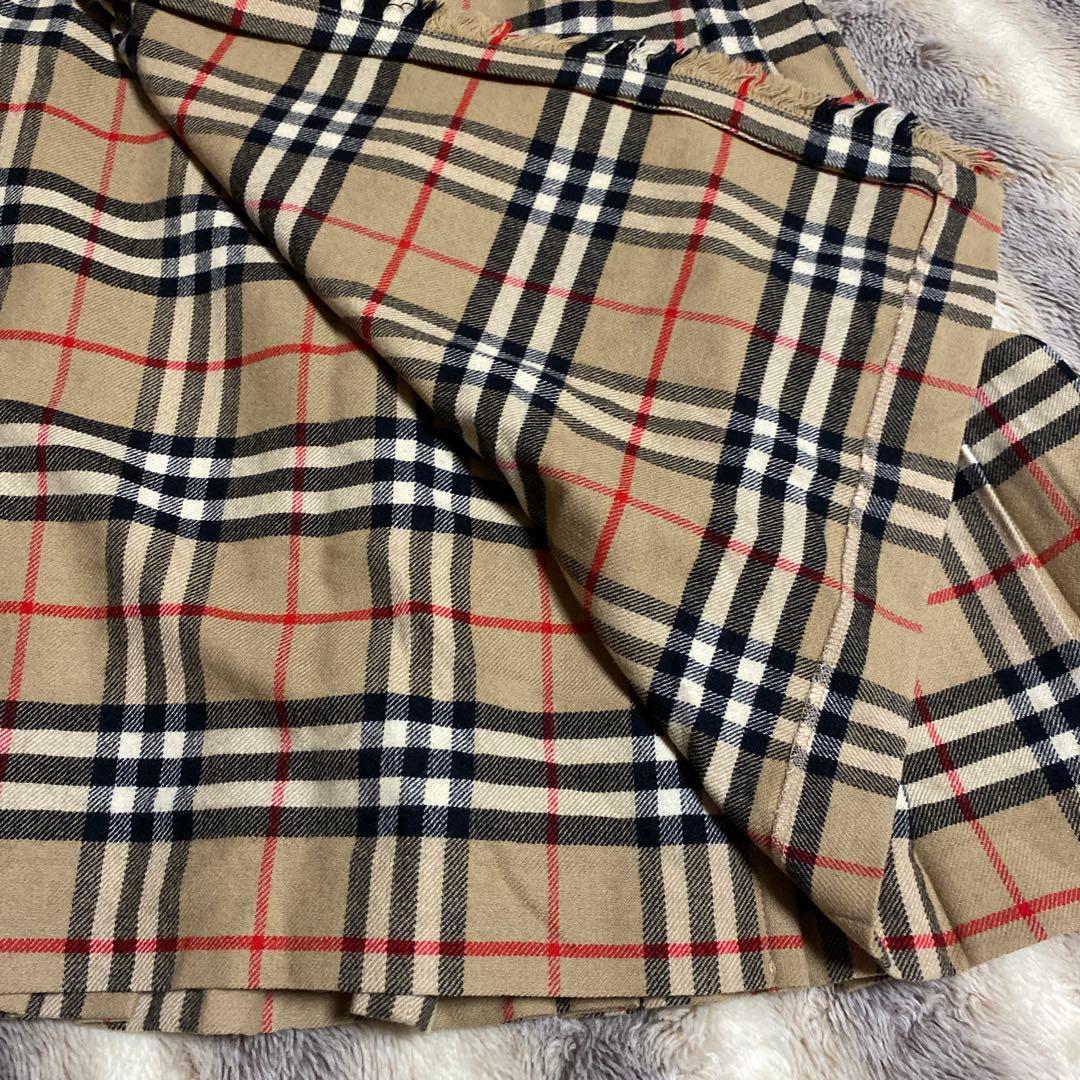 BURBERRY LONDON ノバチェックスカート ラップスカート UK8