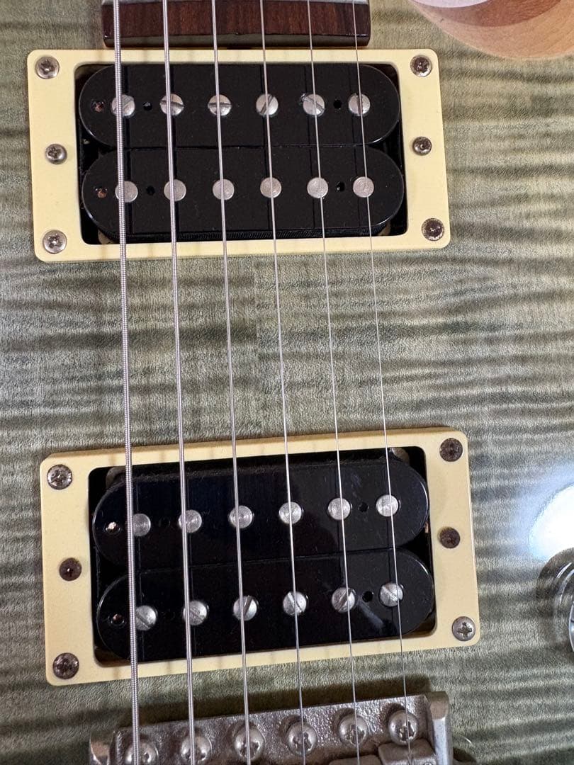 【たいちゃんママ】PRS SE Custom24Trampas Green