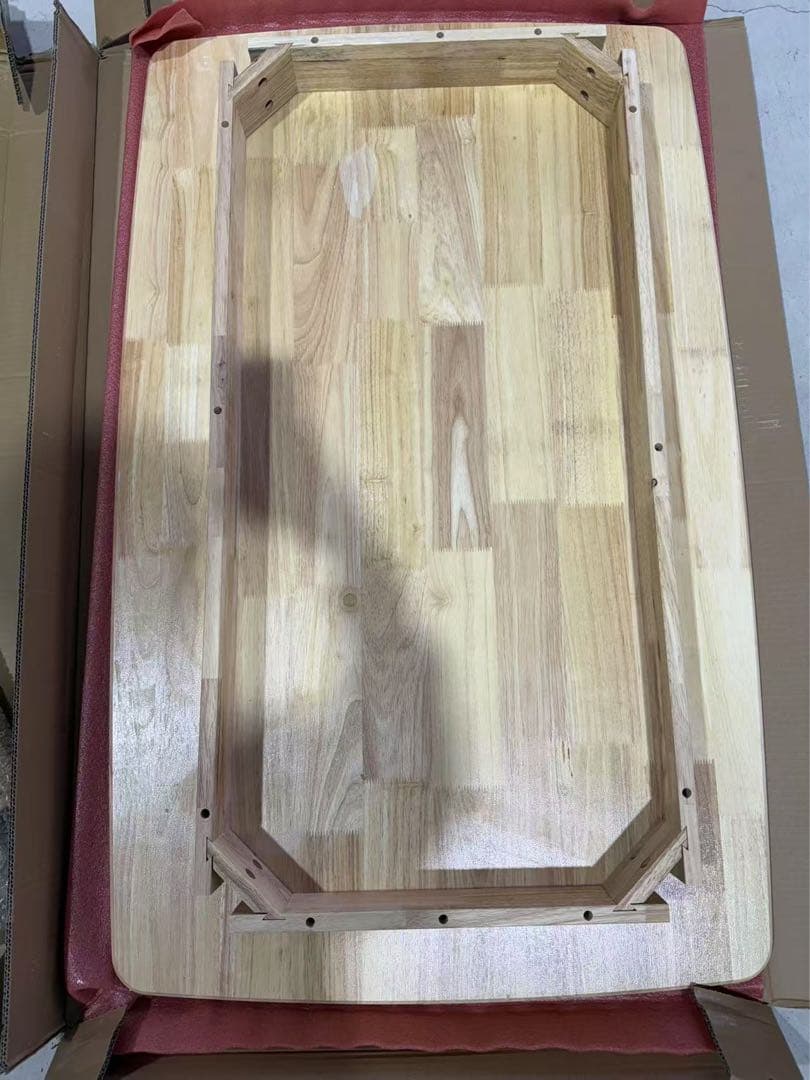 L01 ダイニングテーブル オック無垢 ラバーウッド 木製 カフェテーブル