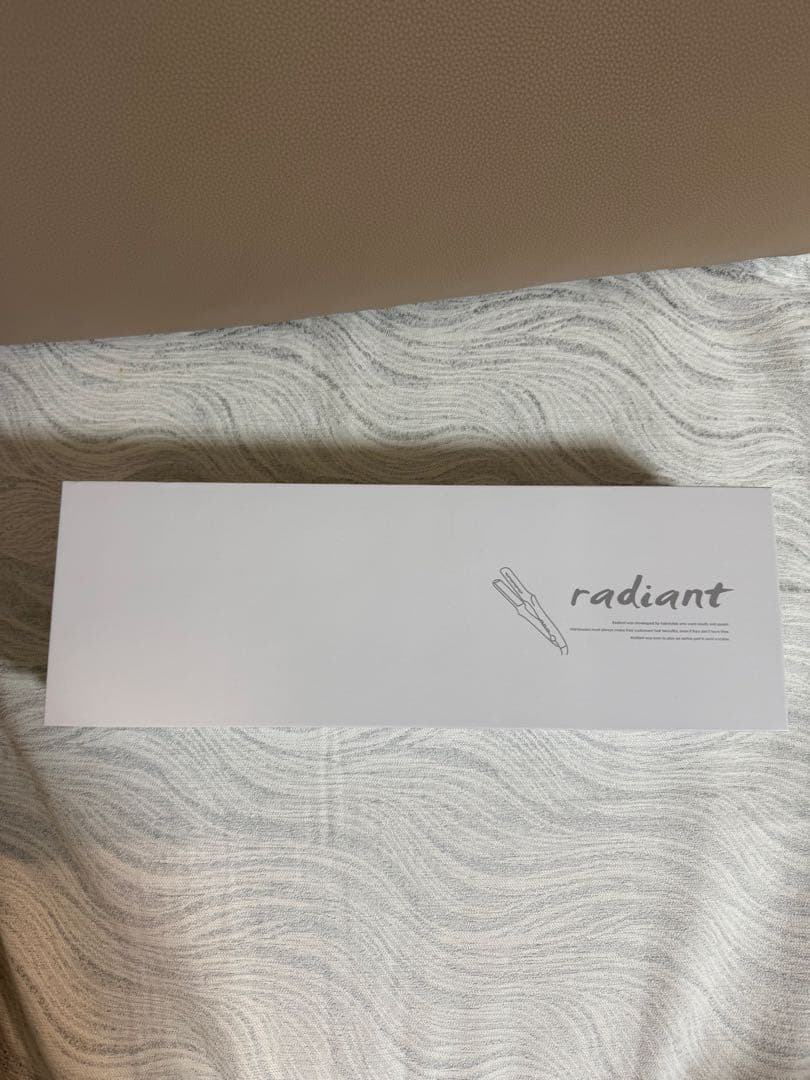 radiant ストレートヘアアイロン レッド 1本 radiant（ラディアント） 【国内正規品】ラディアント シルク プレート
