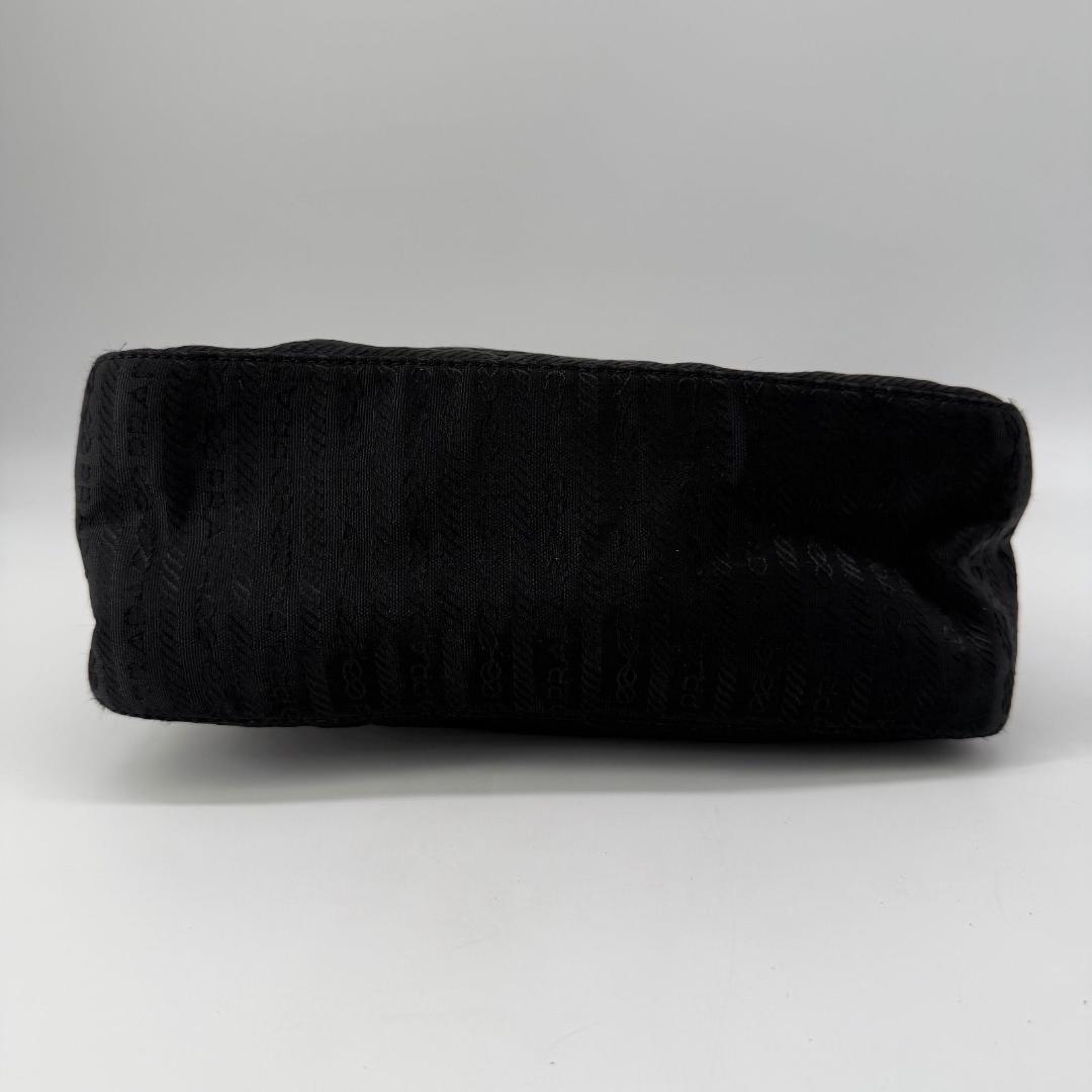 15821✨良品✨プラダ 2way ミニ ショルダーバッグ ロゴ総柄 ブラック