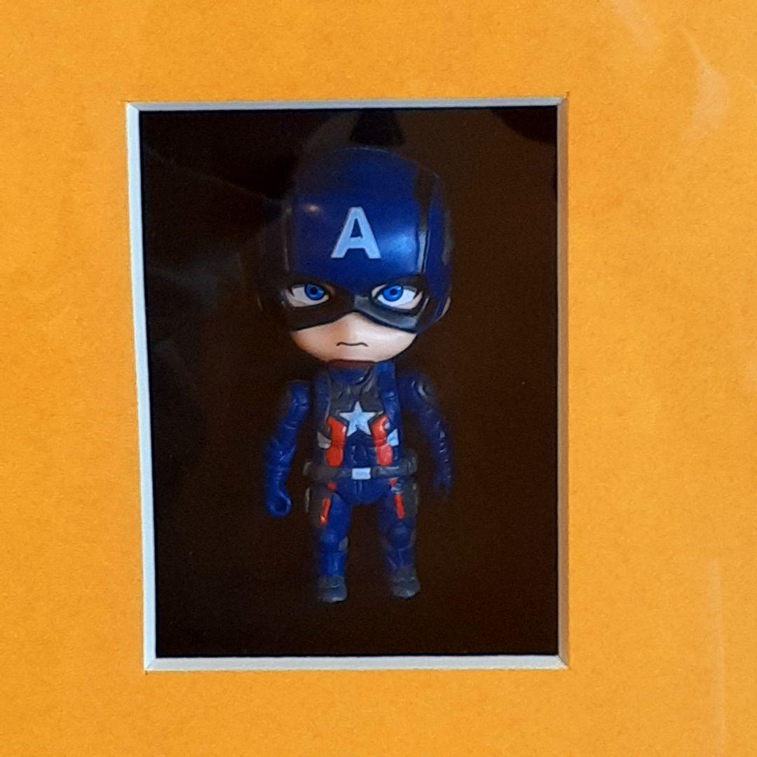 希少　アートパネル　MARVELCOMICS　マーベルヒーローズ　フィギュア付