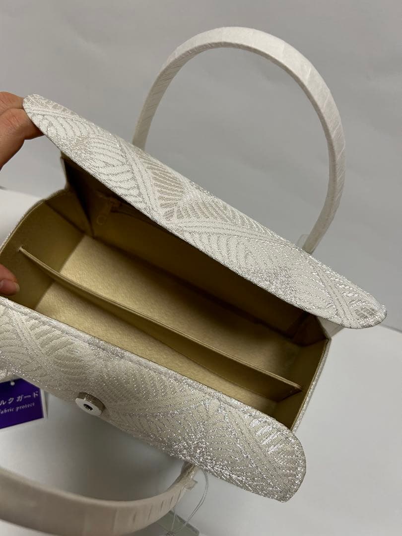 花！着物ようバック　かぶせバッグ　和装バック　あおりバック　利休バック