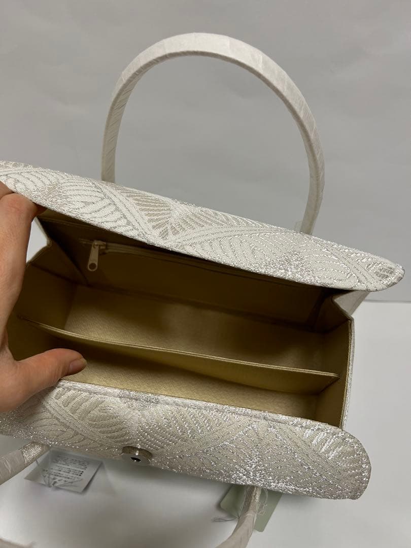 花！着物ようバック　かぶせバッグ　和装バック　あおりバック　利休バック