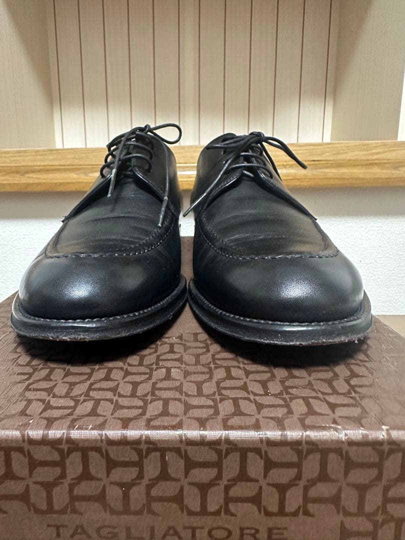 【美品】Ermenegildo Zegnaゼニア Uチップイタリア製51/2 黒