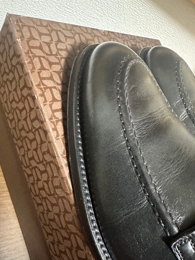 【美品】Ermenegildo Zegnaゼニア Uチップイタリア製51/2 黒