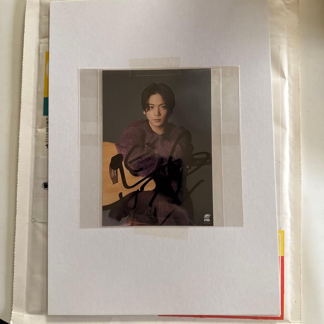 優里直筆サイン入りブロマイド