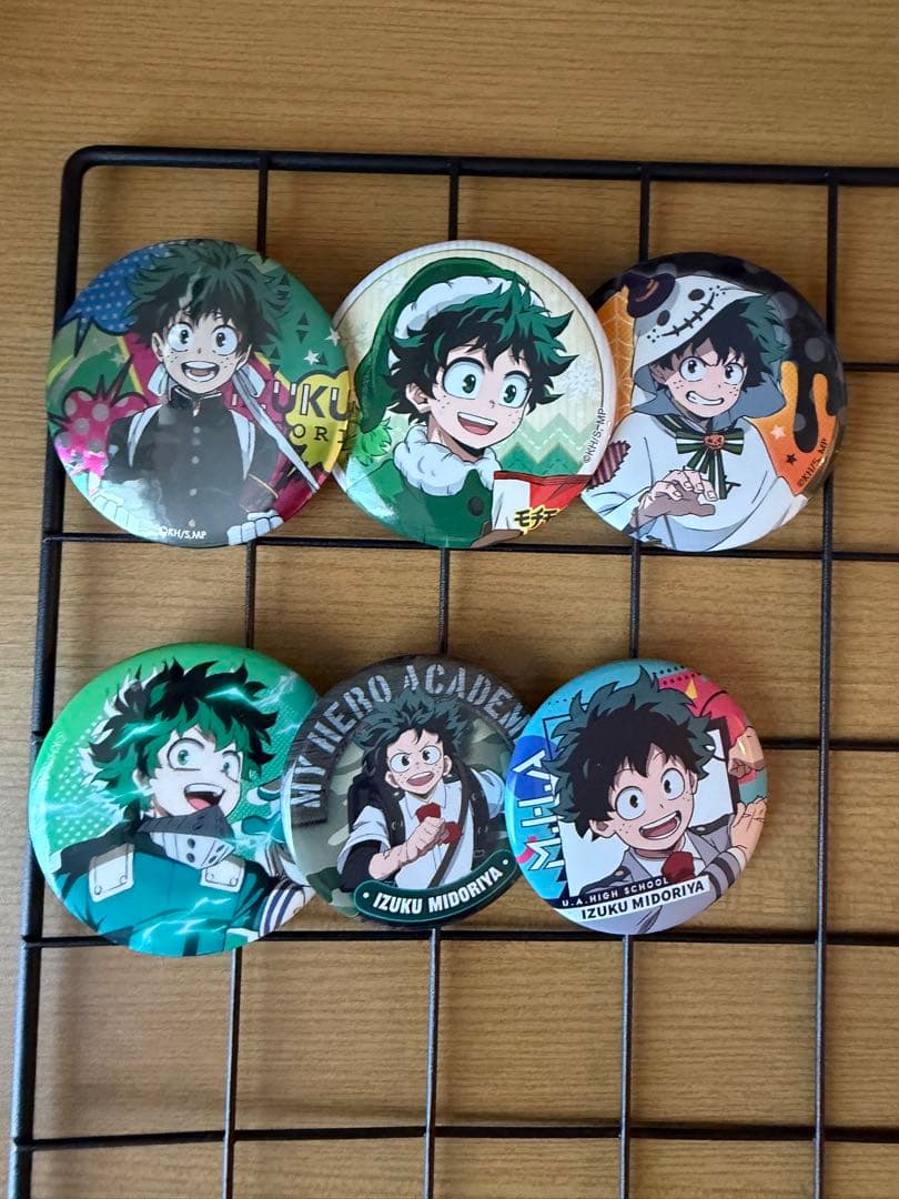 緑谷出久 缶バッジ 6個セット - メルカリ