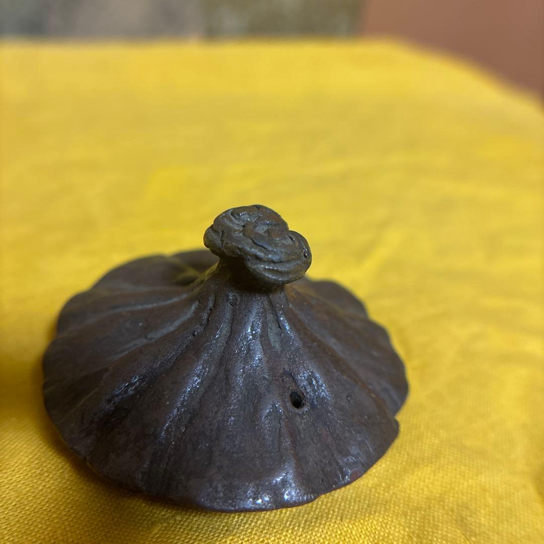 萬古焼　蟹図　漢詩文 急須　細工　古美術