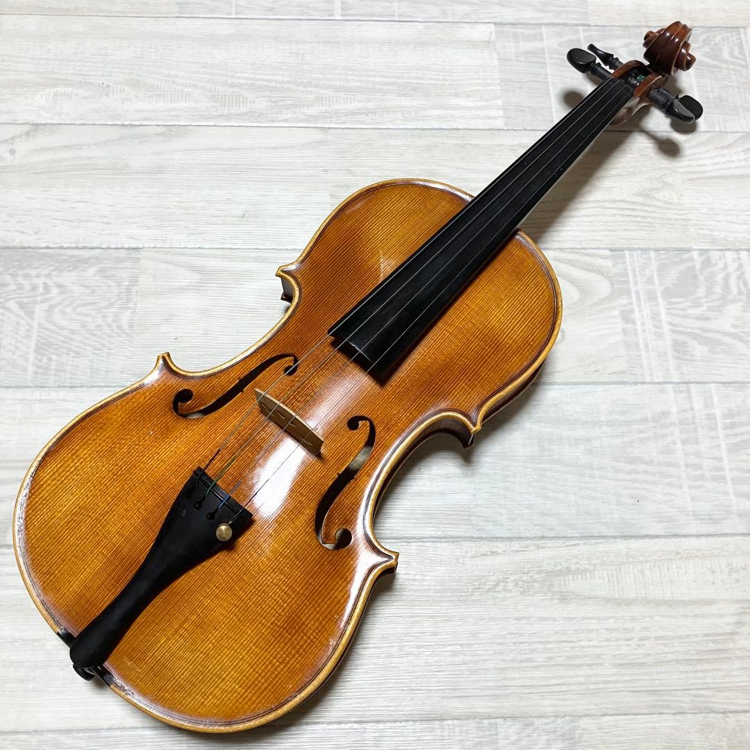【中古良音】Jan Lorenz NO.37 4/4 バイオリン　虎杢　虎杢目