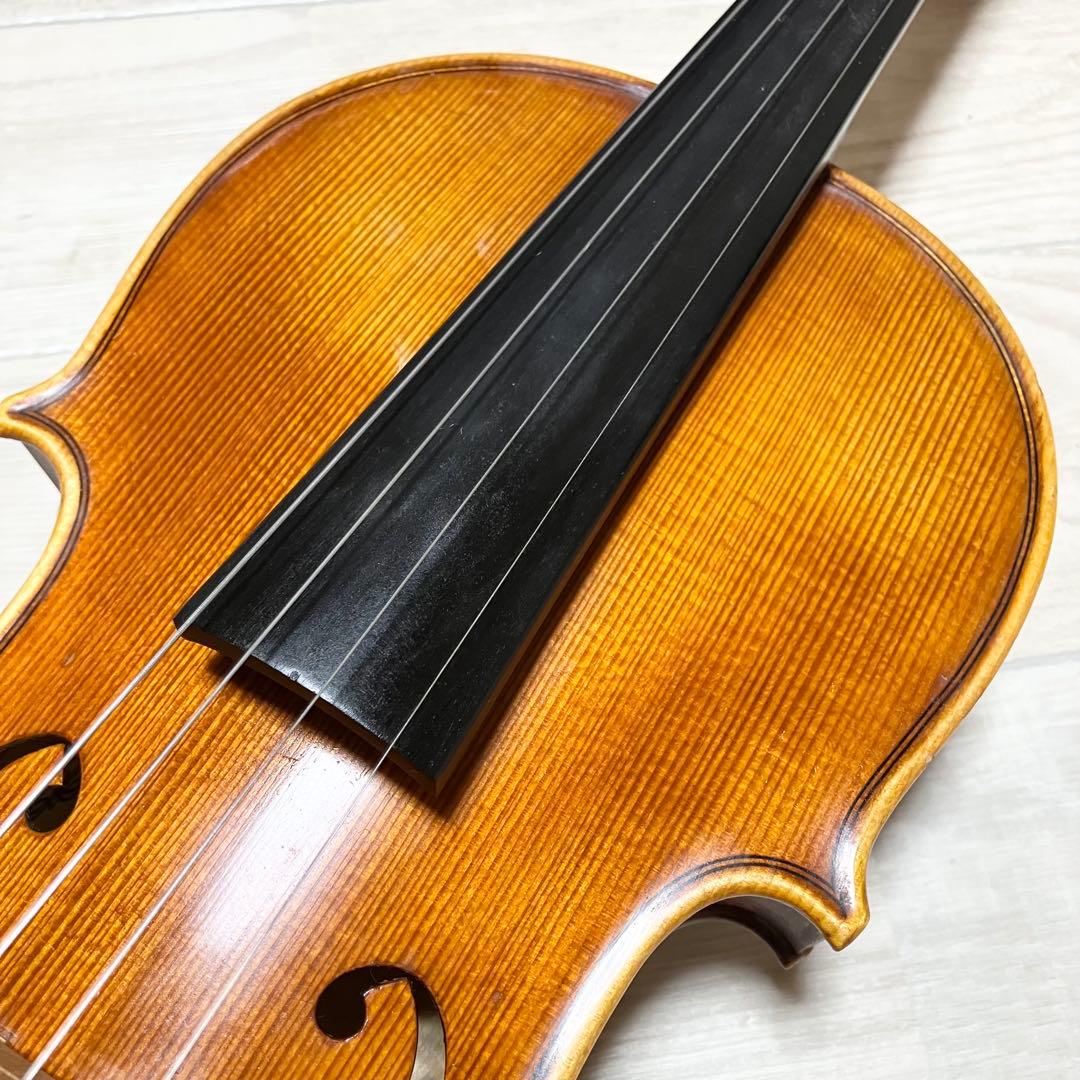【中古良音】Jan Lorenz NO.37 4/4 バイオリン　虎杢　虎杢目