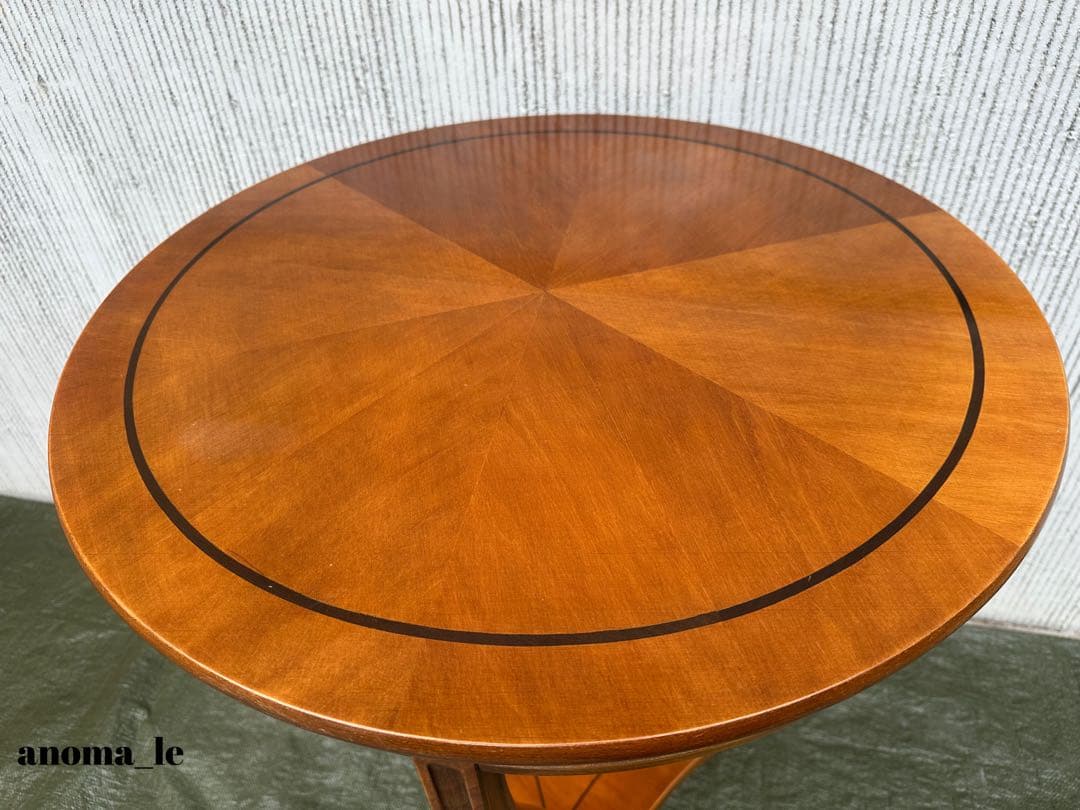 サイドテーブル】木製 イタリア オケージョナル 飾り台 花台 インテリア◎