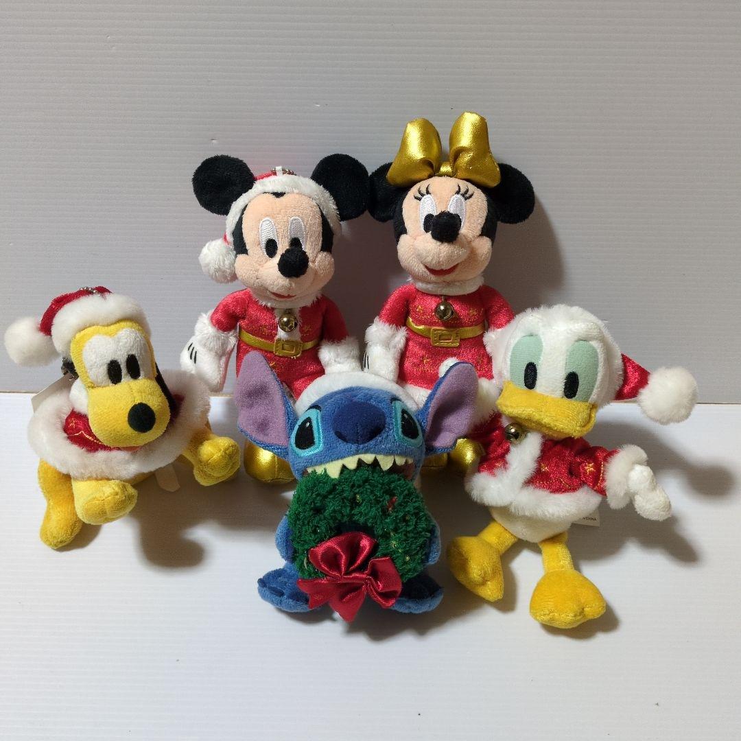 ディズニークリスマスぬいぐるみキーホルダーセット 2024】ディズニー