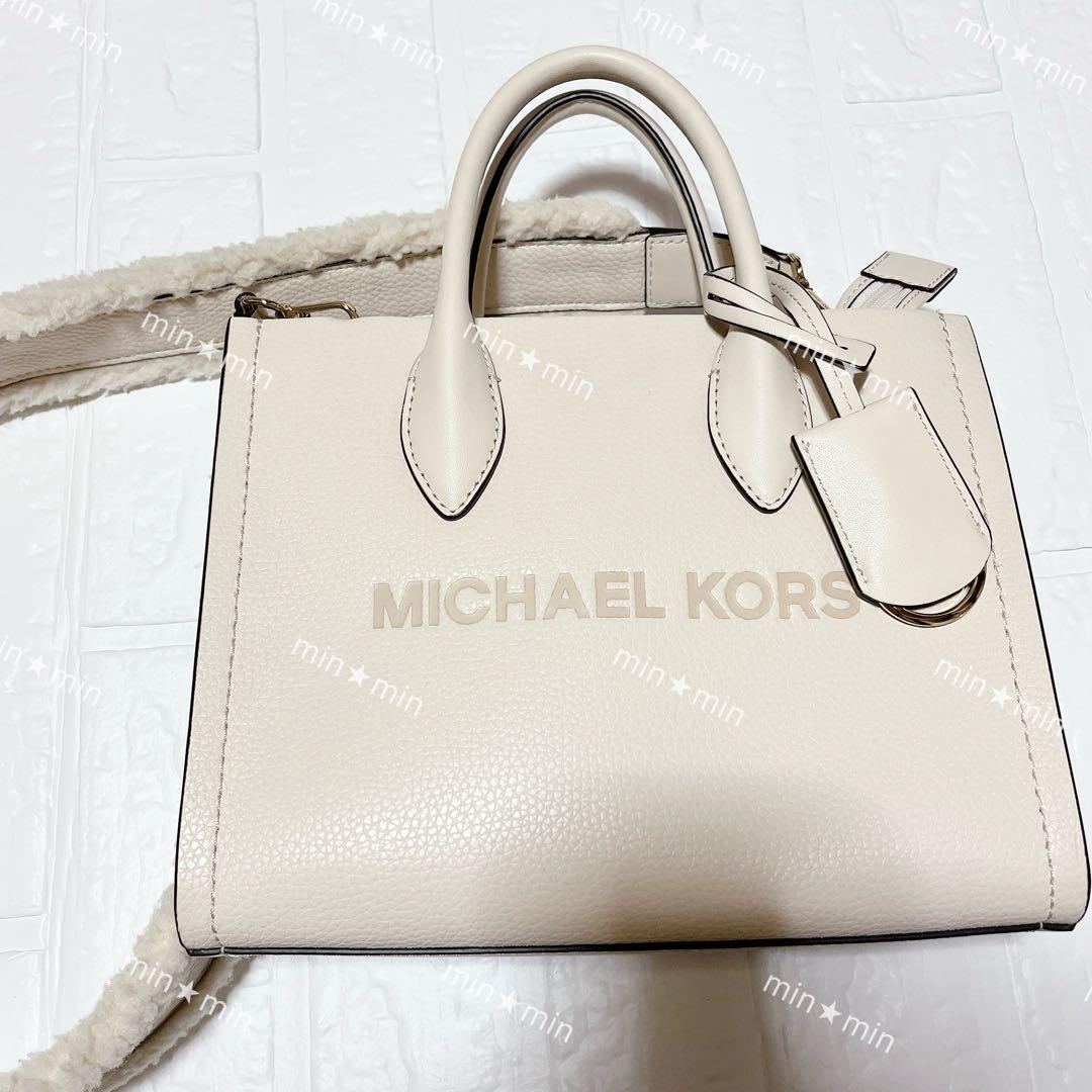 マイケルコース MIRELLA ペブルドレザー クロスボディ スモール バッグ