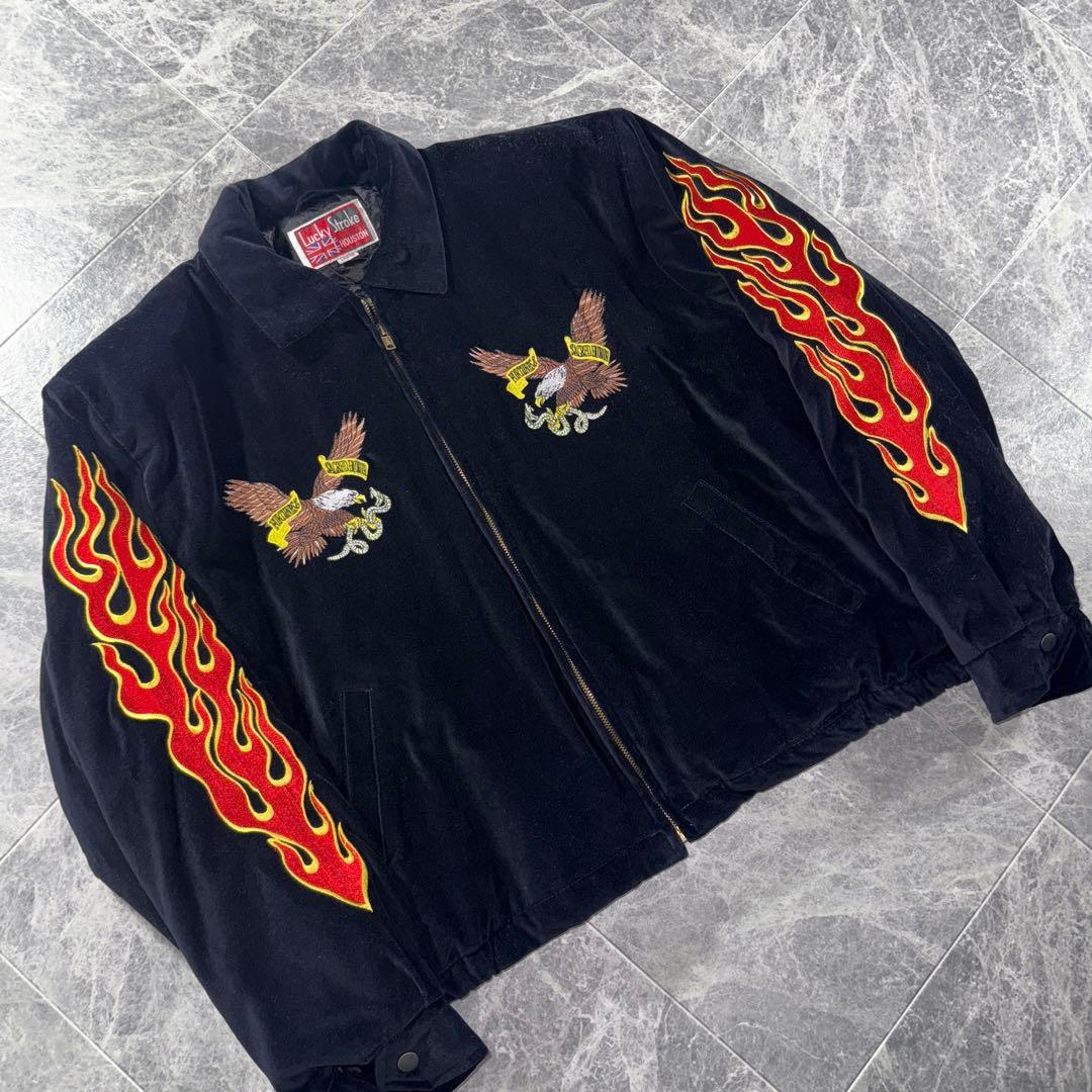 HOUSTON Lucky Stroke 別珍 短丈 ジャケット