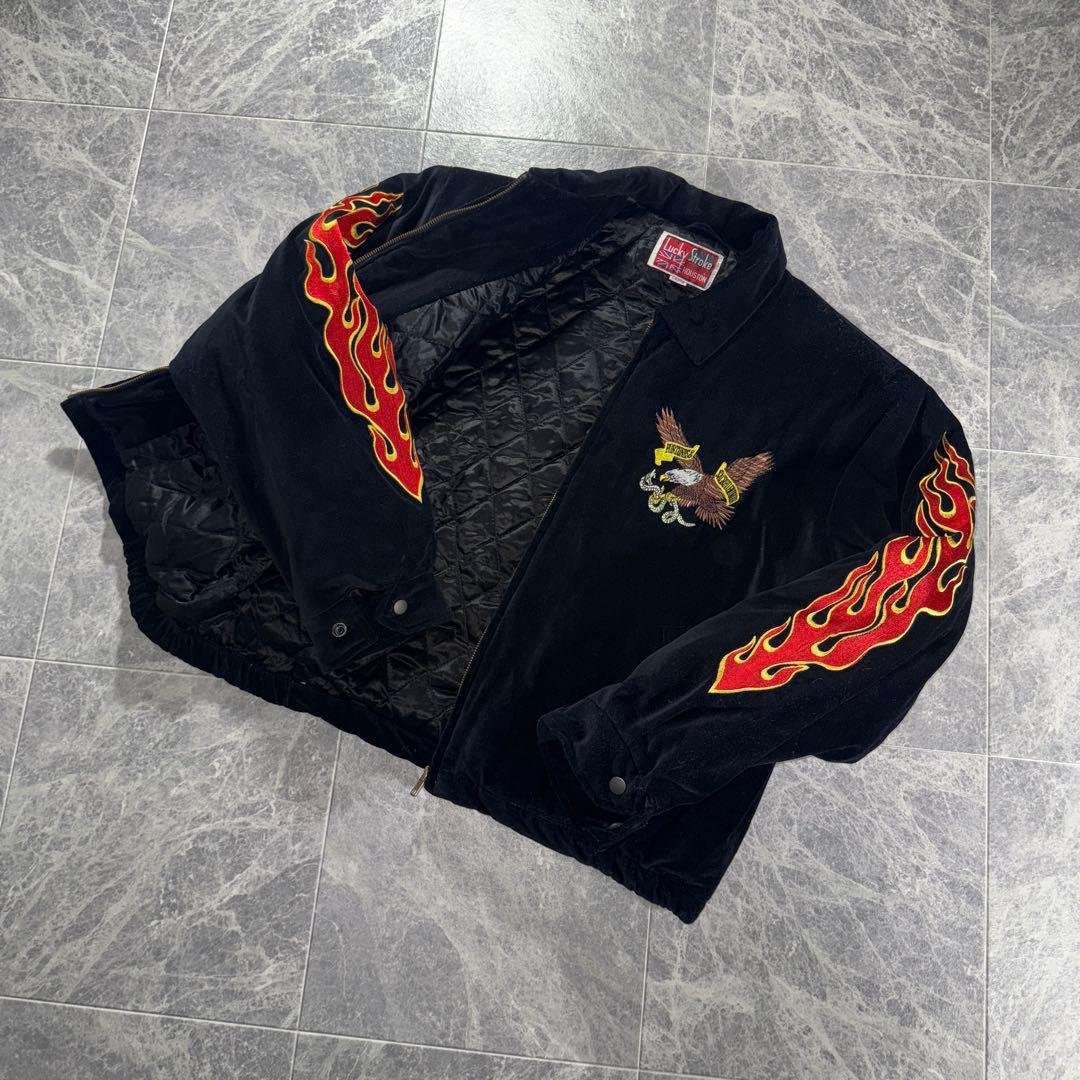 HOUSTON Lucky Stroke 別珍 短丈 ジャケット