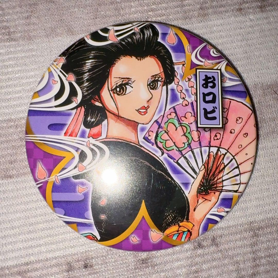 ワンピース ONEPIECE おロビ ロビン 缶バッジ - メルカリ