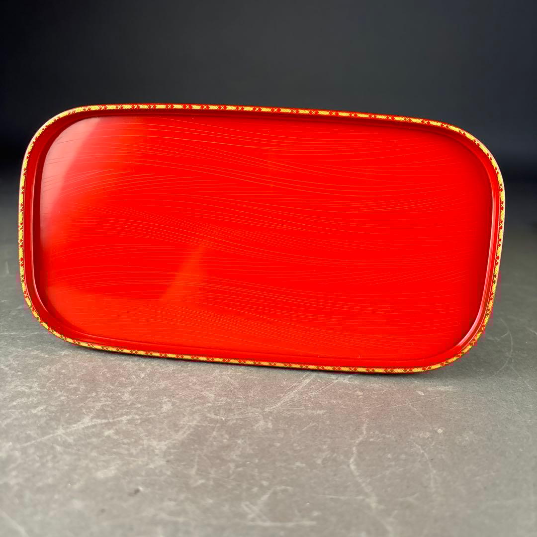 輪島塗　銘々皿　5客　塗師　大徹　共箱