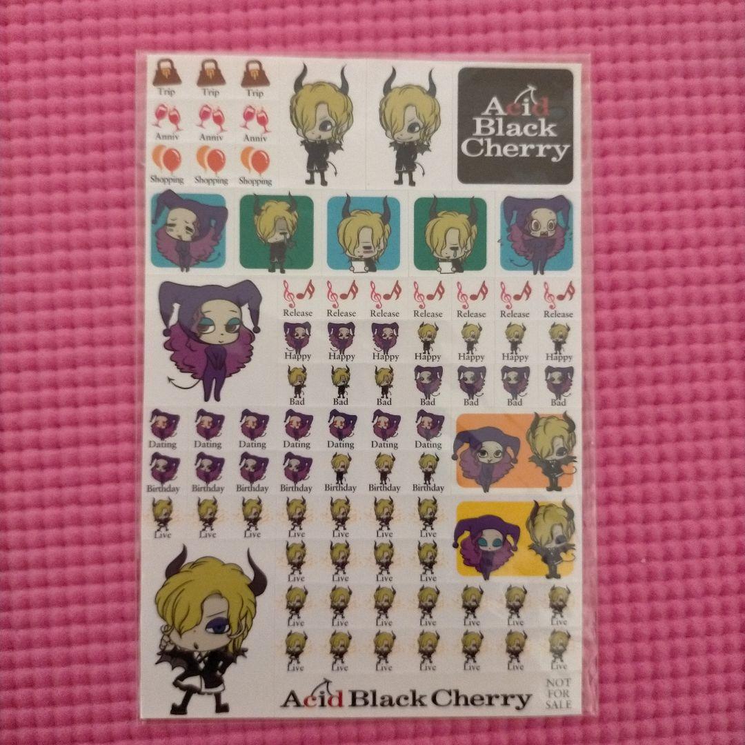 Acid Black Cherry 写真シール 3枚セット Acid Black Cherry 写真