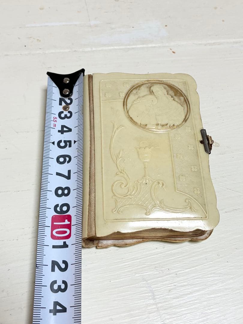 古書　フランス　ミセル　聖書　キリスト　マリア　フランスアンティーク