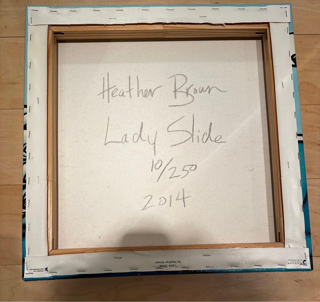 値下げ！ヘザーブラウン ジクレー キャンバスプリント 絵画　レディスライド