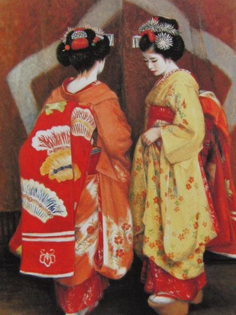 川島浩、「晨」、希少な画集より、 新品高級額装付、日本人画家