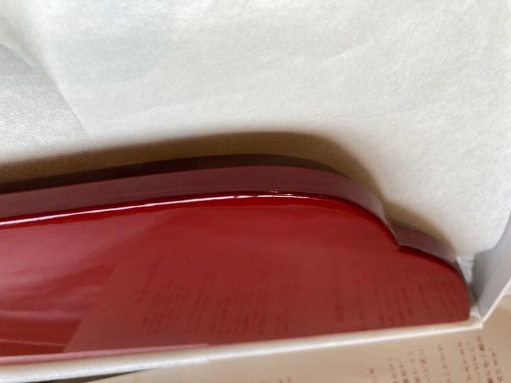 川連漆器　衣紋掛け　着物ハンガー　朱　うるし塗装　天然木　約80㎝