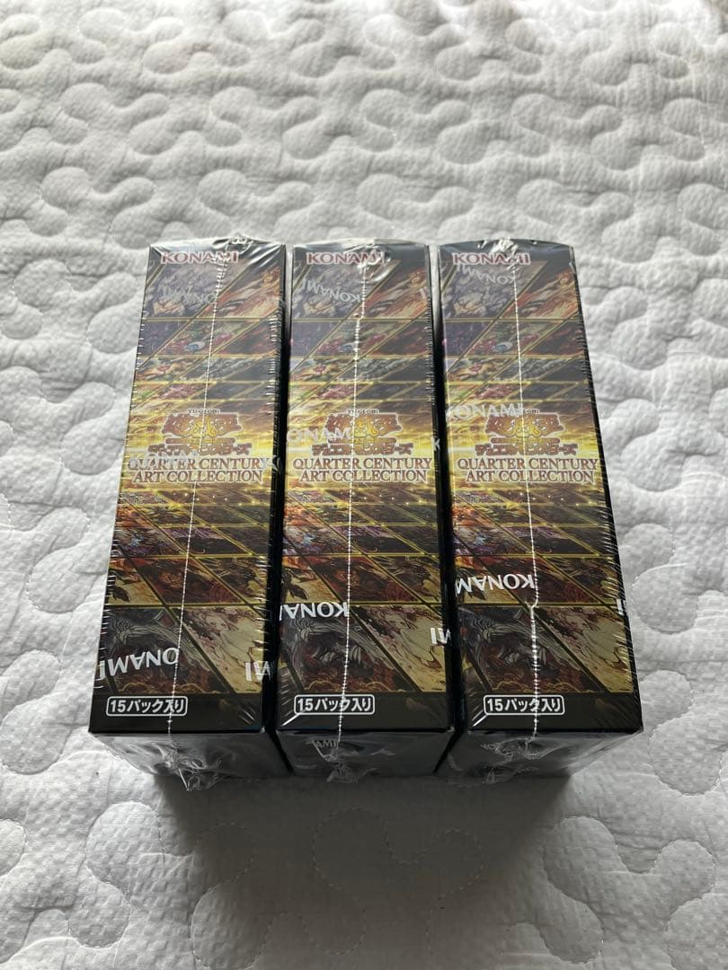 遊戯王クォーターセンチュリーアートコレクション25th　3BOX シュリンクあり