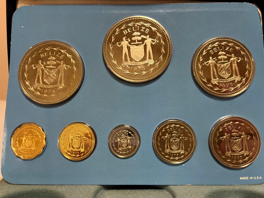 ベリーズ 1975年 銀貨 Coinage of BELIZE ベリーズ 1975年 銀貨