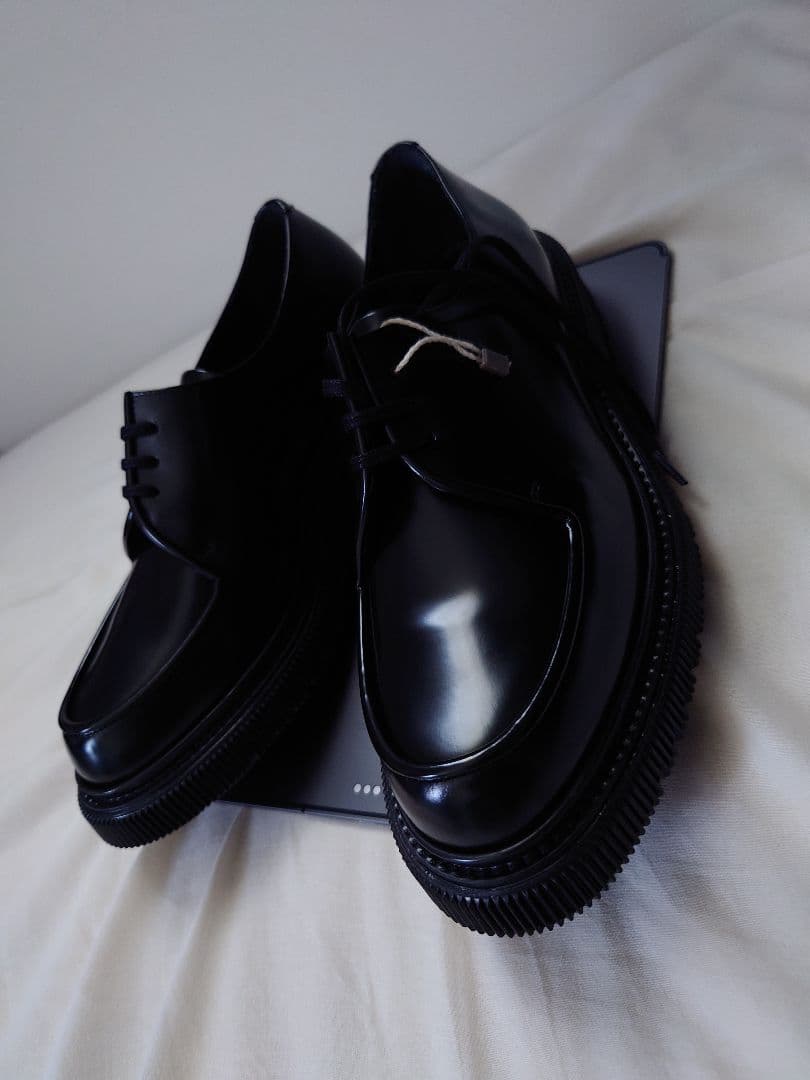 【新品】ADIEU　TYPE124 BLACK　革靴　ローファー　43