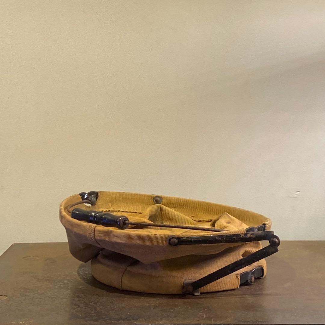 \"HANDY\" Folding Canvas Pail ビンテージ