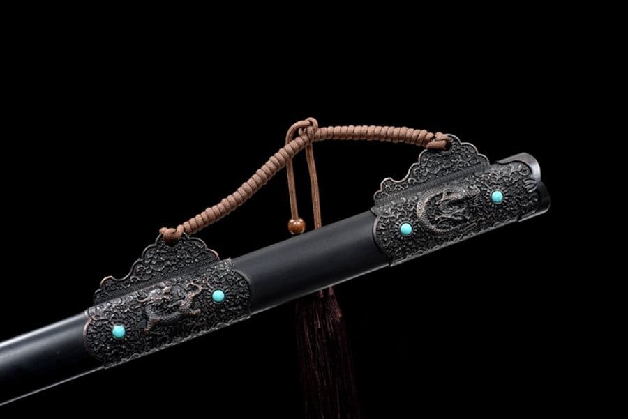 烏木尊龍剣  武具　刀装具　日本刀　模造刀