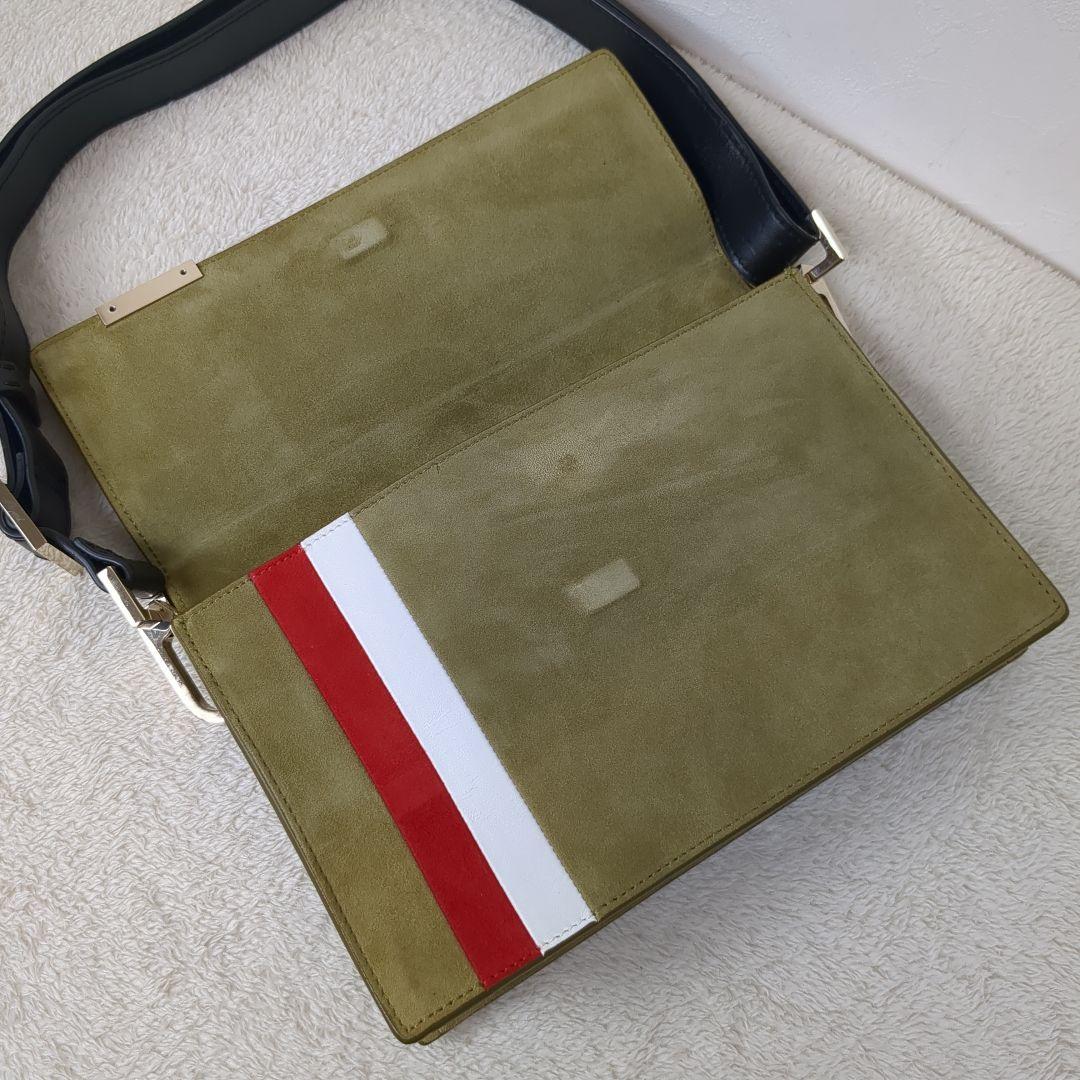 TOMASINI PARIS ワンショルダーバッグ スエード　ゴールド　イタリア