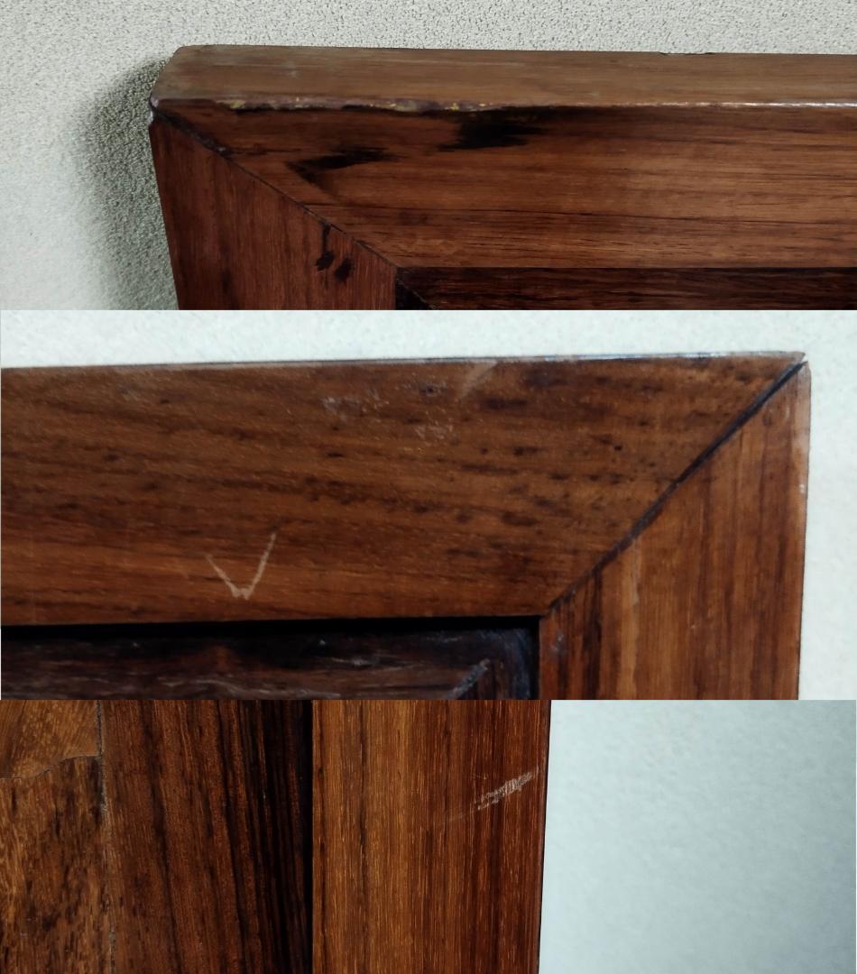 木象嵌 木製絵画 ビンテージ 54年