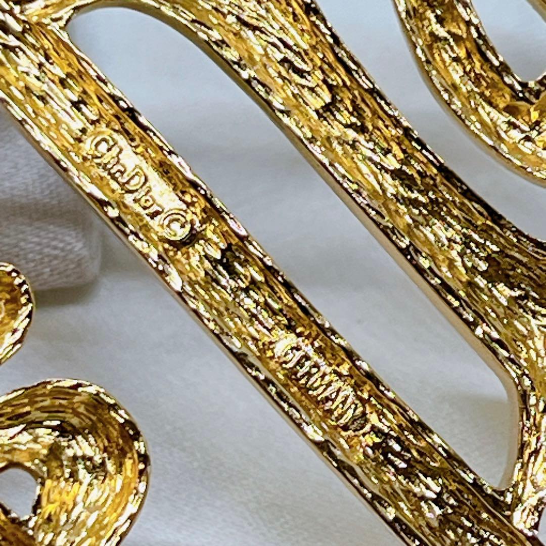 保存箱付き未使用品✨Dior ブローチ CD ロゴ 希少 刻印 C