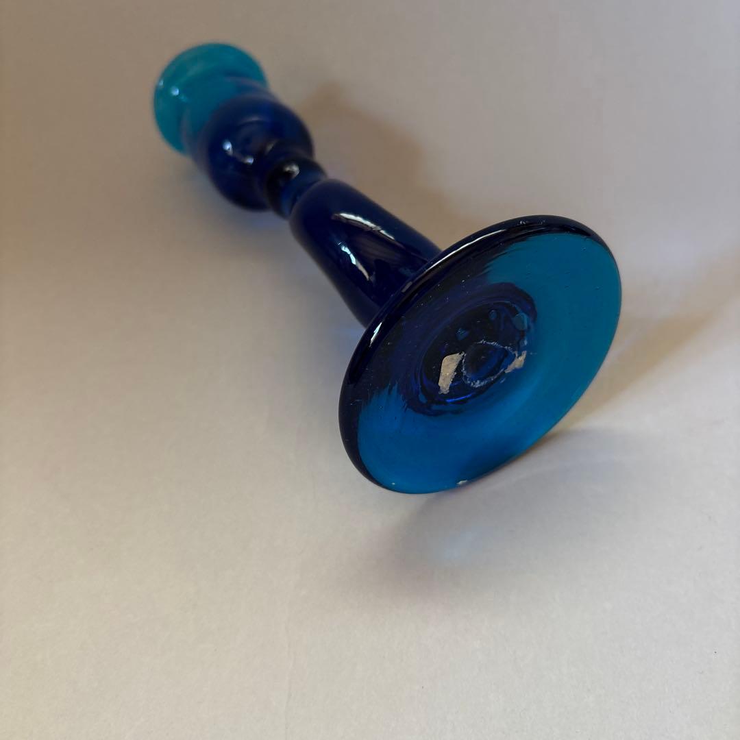 倉敷ガラス 小谷眞三 小谷真三 キャンドルスタンド 蝋燭立て 民藝