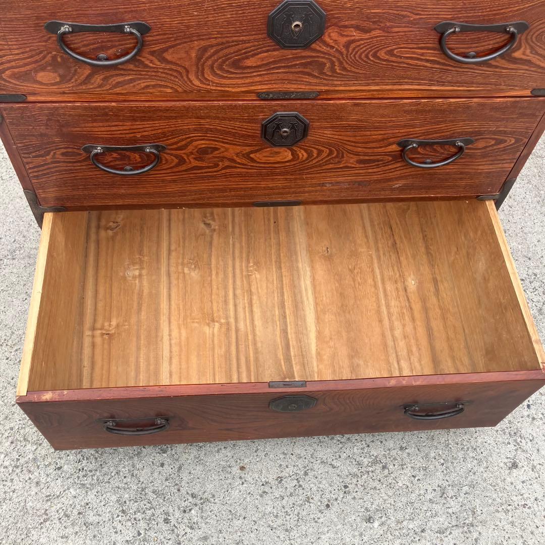 ユニオン 製図ケース A3対応 木製 7段 北欧風 収納 蛇腹シャッター