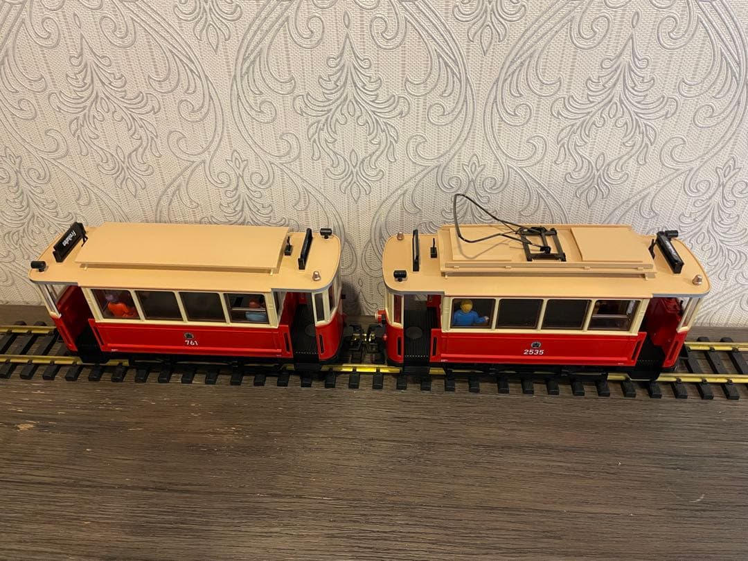 Gゲージ　LGB ハンブルグ路面電車2両セット