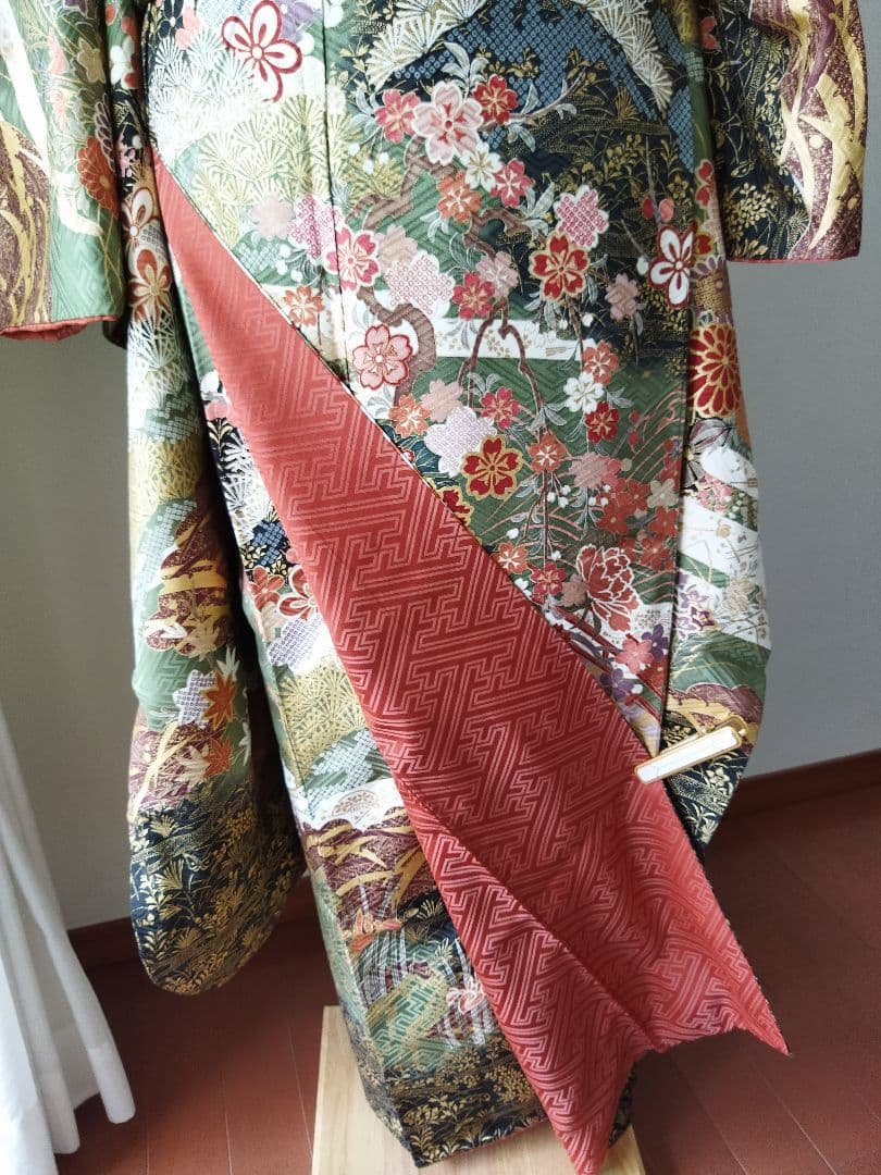 ゆたろう様 398.振袖7点セット 正絹 フルセット 成人式 - メルカリ
