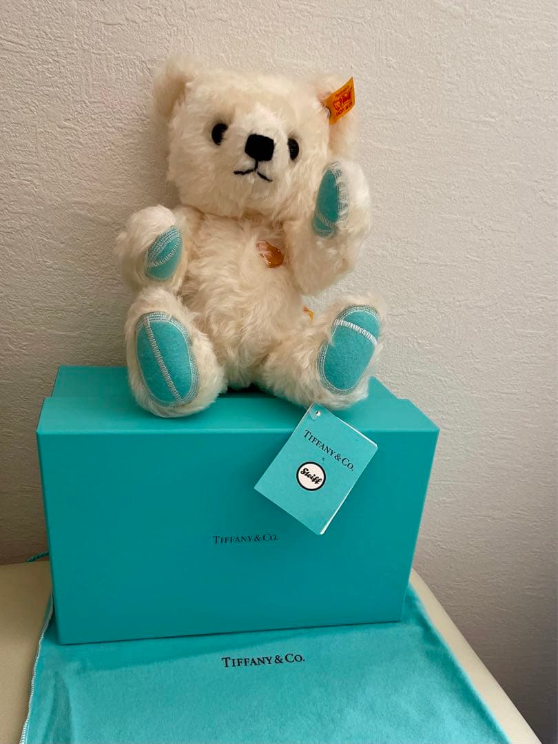 リターントゥティファニーラブテディベア シュタイフコラボ ホワイト