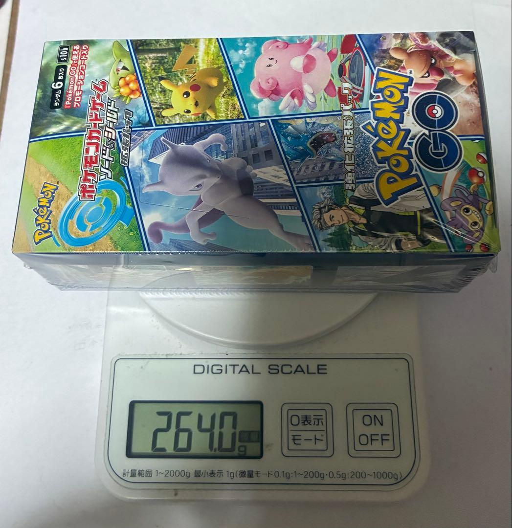 ポケカ　PoKeMoN GO シュリンク付き　1BOX プロモ3パック