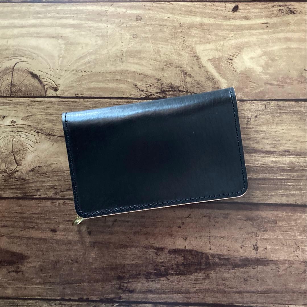 【お札を折らずに収納】姫路レザー トラッカーウォレット150（ミドル）2.5層