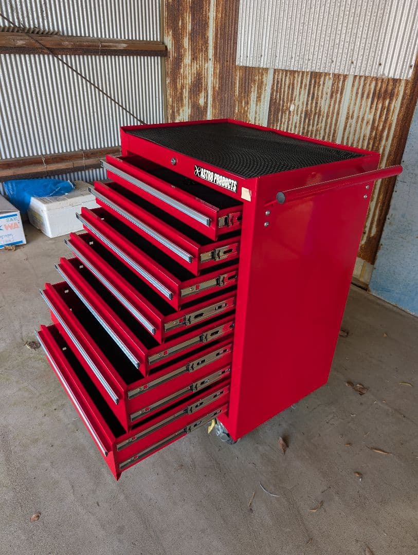 引き取り限定 ASTROPRODUCTS7段キャビネット ツールワゴンセット販売